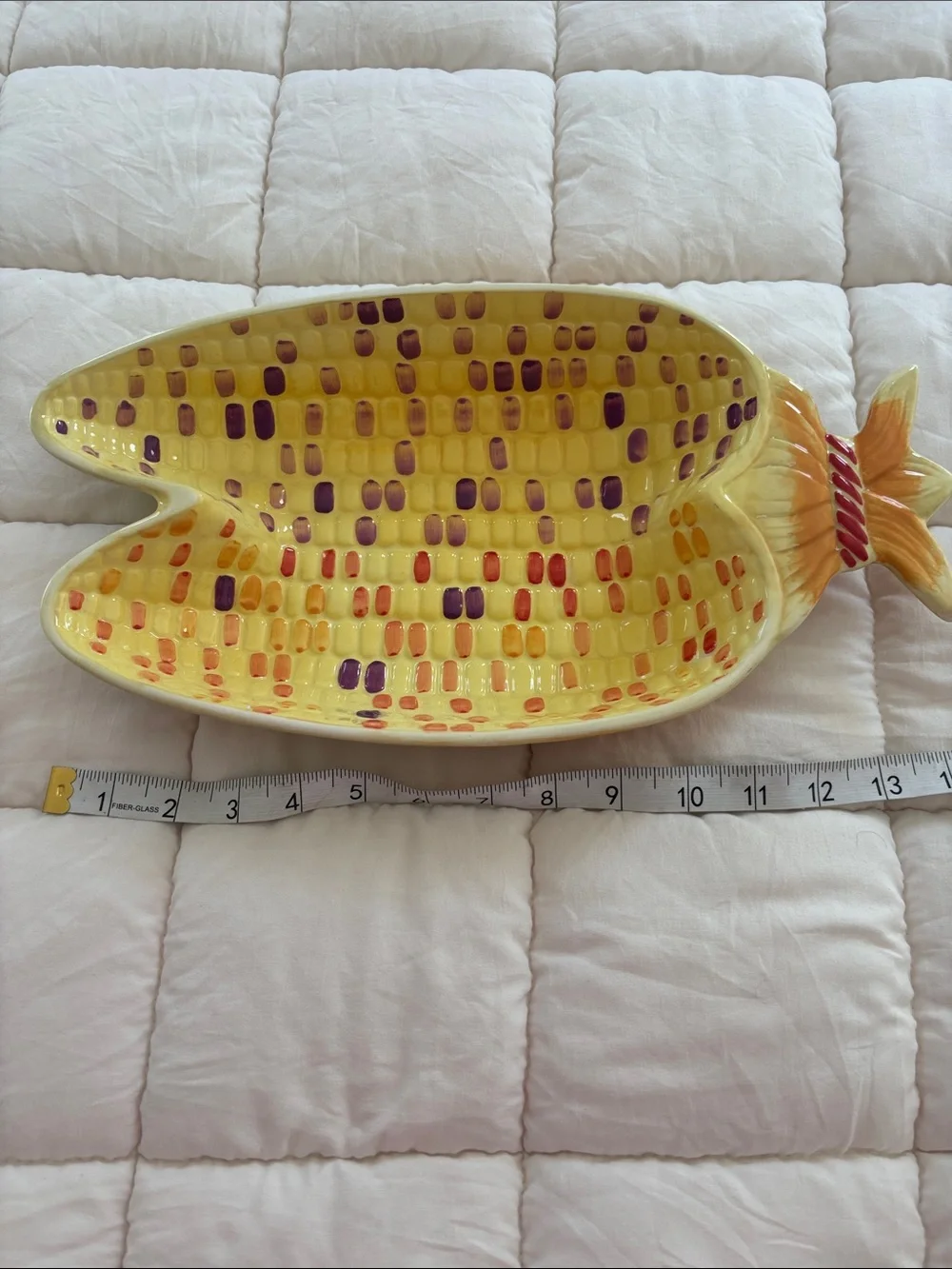 Handmade decorative yellow